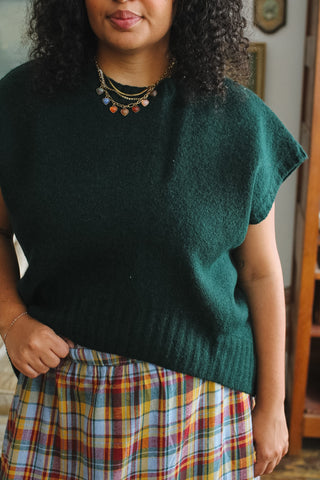 Sloan Cap Sleeve Pull Over Sweater
