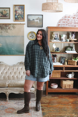 Sawyer Vintage Washed Oversized Flannel