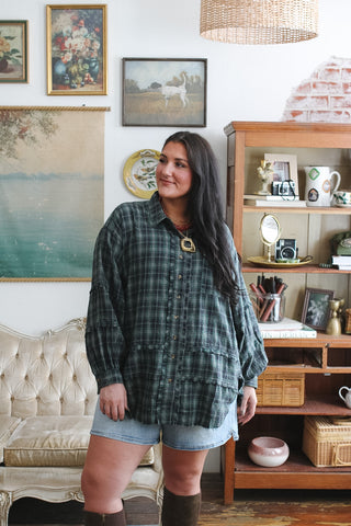 Sawyer Vintage Washed Oversized Flannel