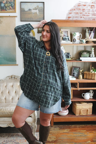 Sawyer Vintage Washed Oversized Flannel