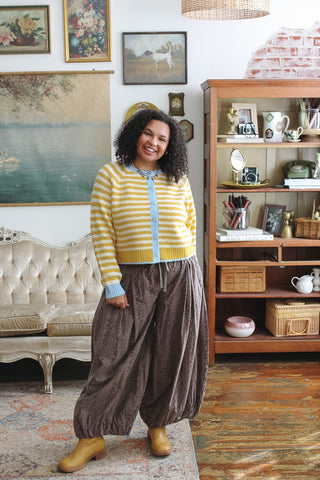 Chandler Striped Knit Cardigan