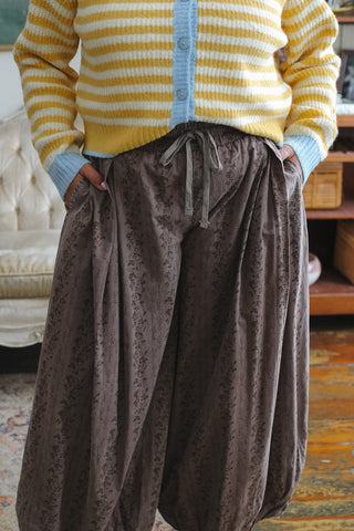 Rowan Floral Drawstring Balloon Pant