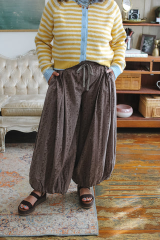 Rowan Floral Drawstring Balloon Pant