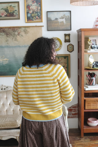 Chandler Striped Knit Cardigan