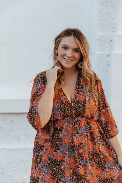 On Your Mind Floral Dress