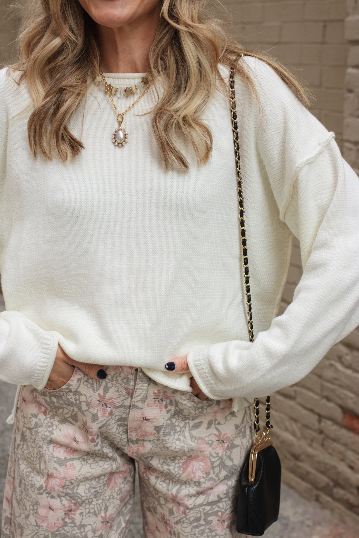 Mimi Cream Pop Beaded Necklace