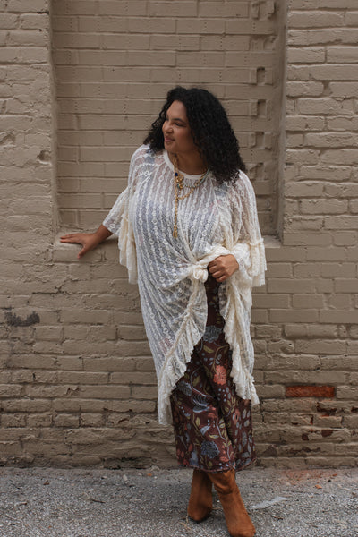 Elizabeth Lace Tunic Top