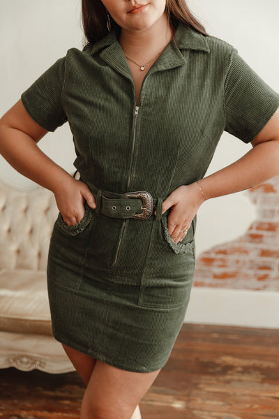 Stand Out Cord Dress