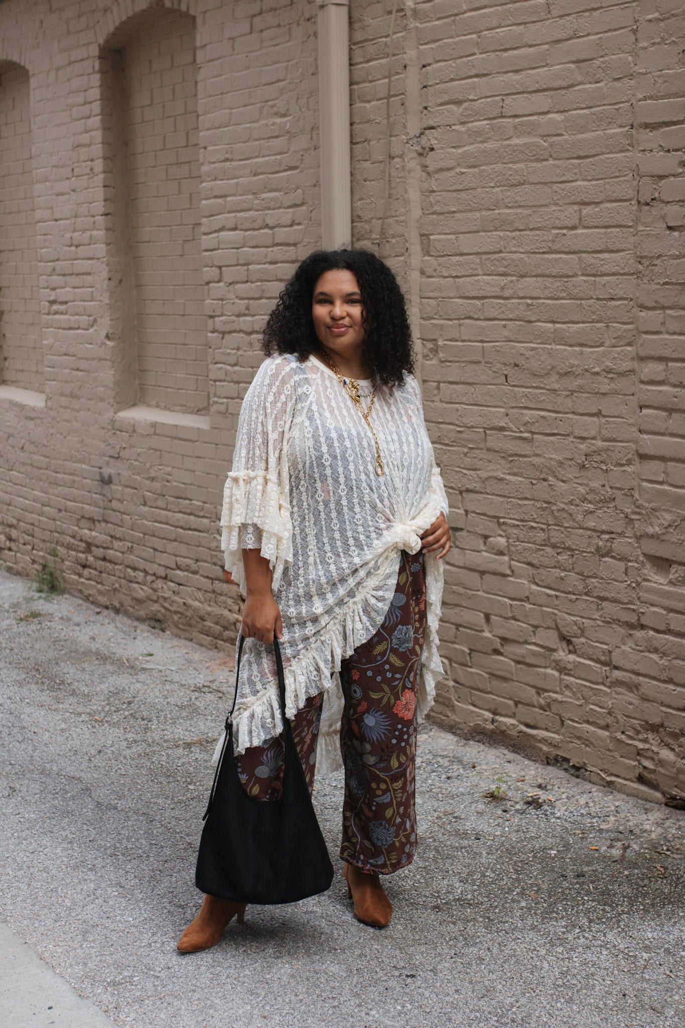 Elizabeth Lace Tunic Top