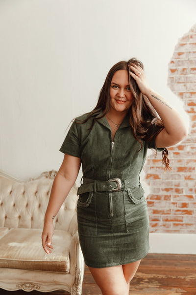 Stand Out Cord Dress