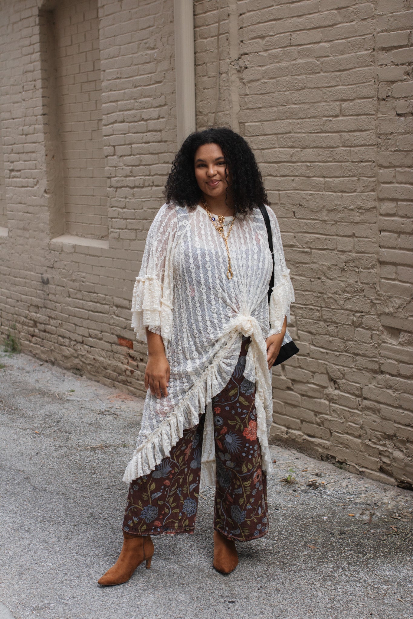 Elizabeth Lace Tunic Top
