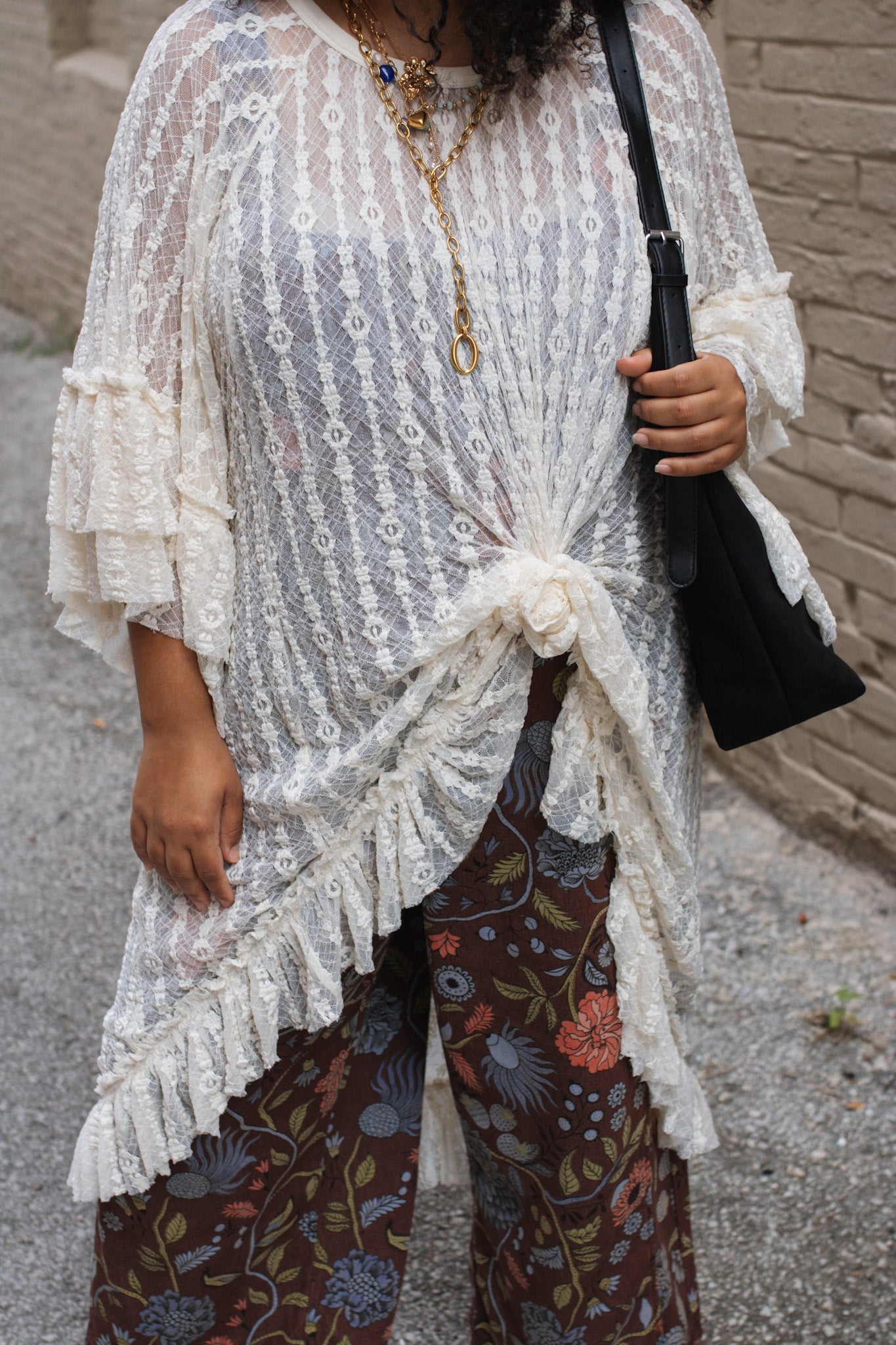 Elizabeth Lace Tunic Top