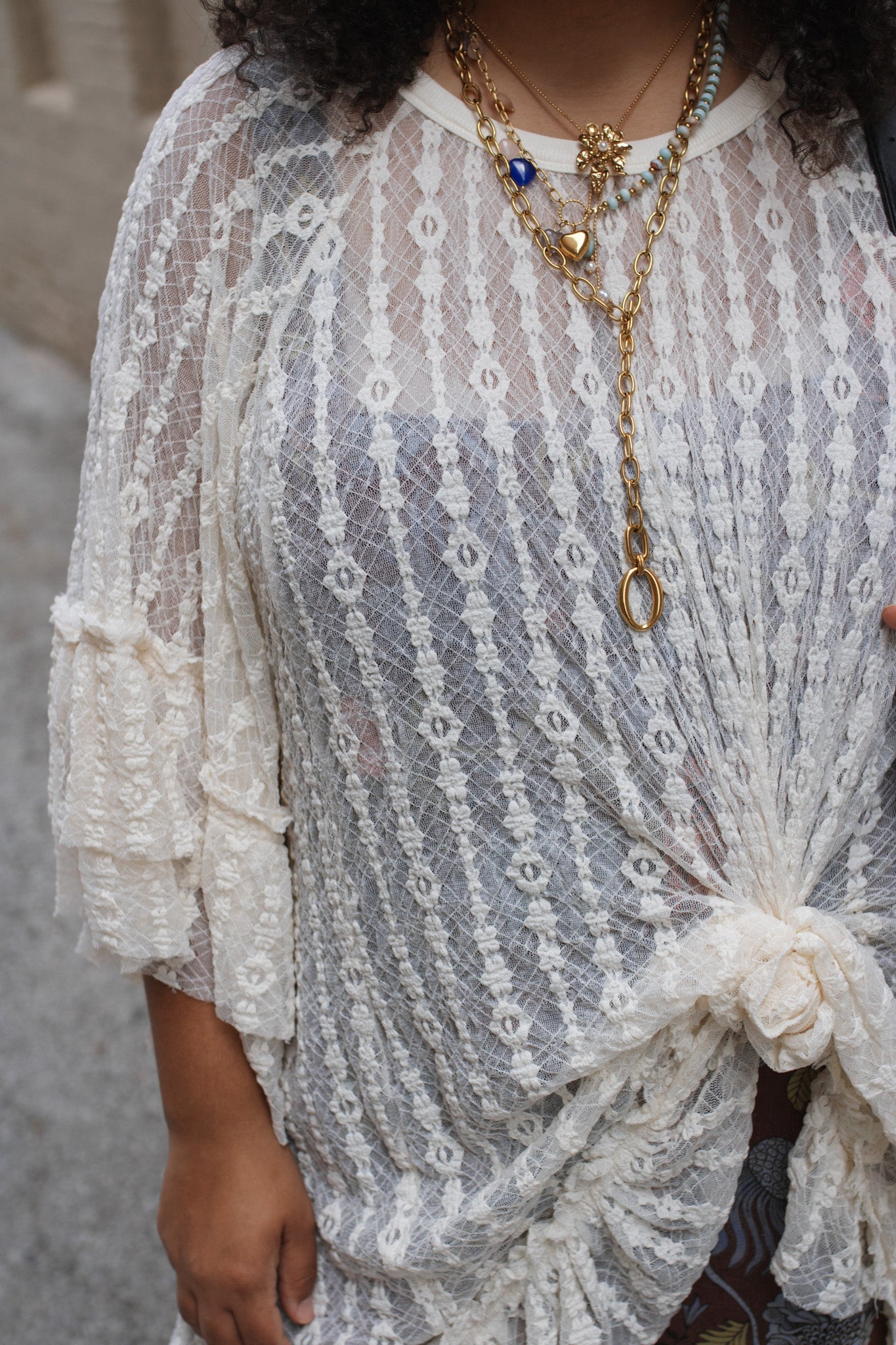 Elizabeth Lace Tunic Top