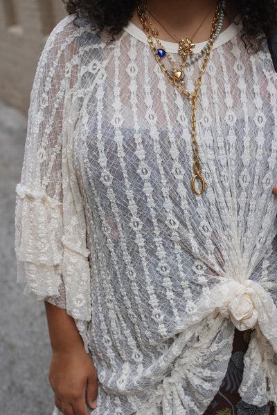Elizabeth Lace Tunic Top