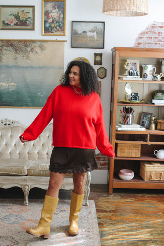 Logan Mock Neck Knit Sweater