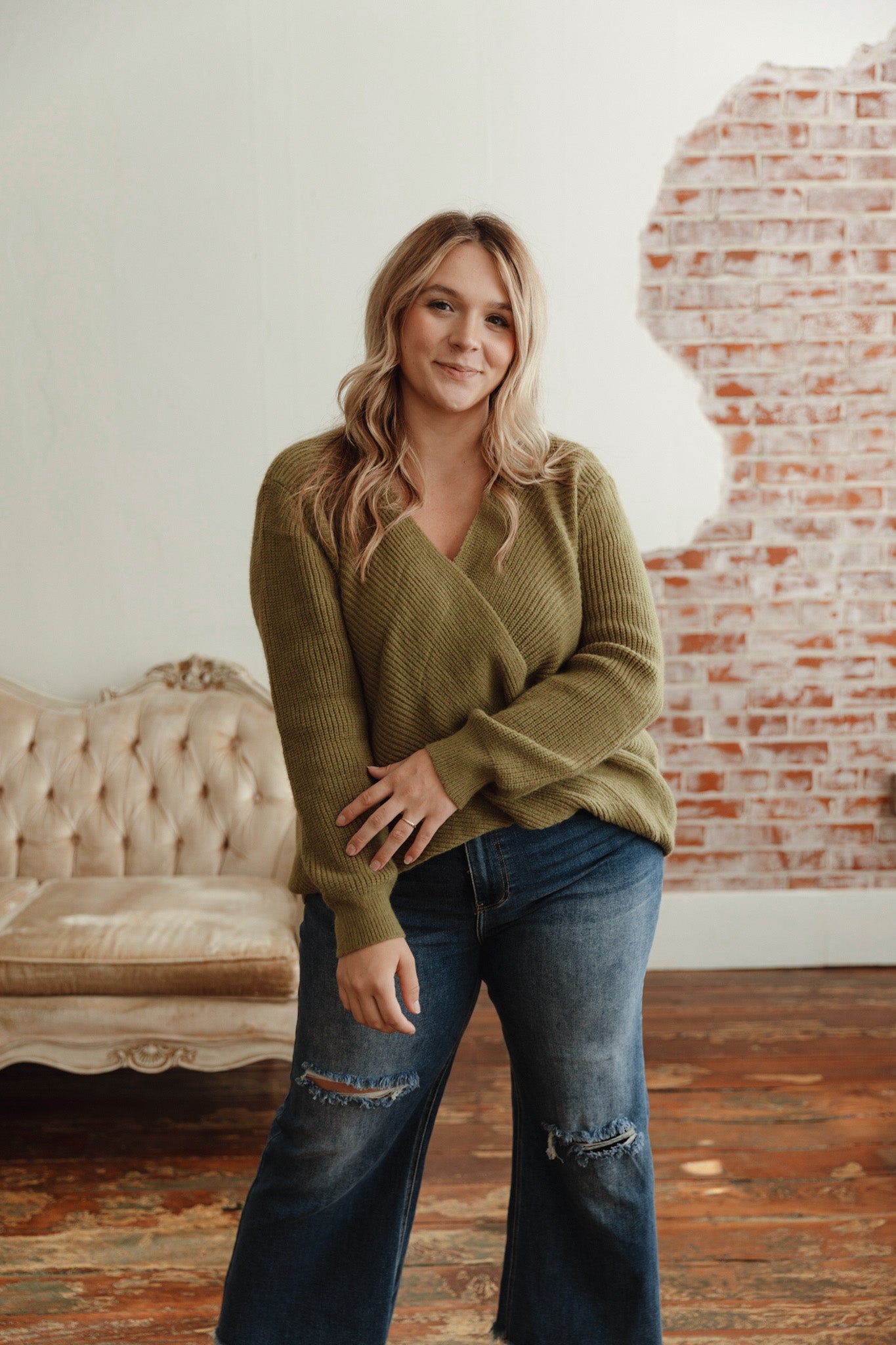 Rumor Has It Twist Sweater