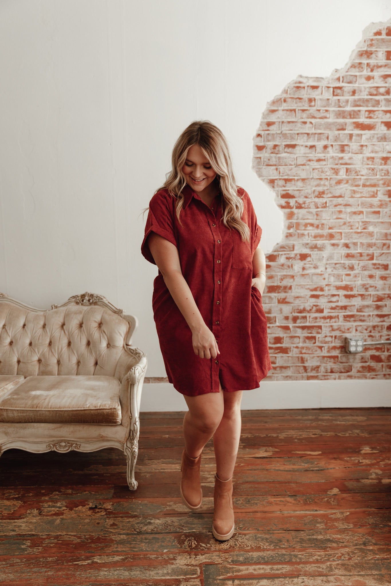 Manic Monday Cord Dress