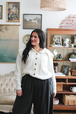 Katherine Knit Collared Cardigan
