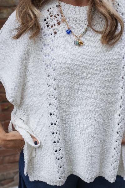 Tiffany Knit Tie Sweater Top