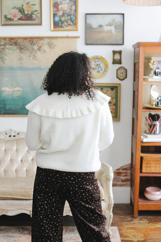 Katherine Knit Collared Cardigan