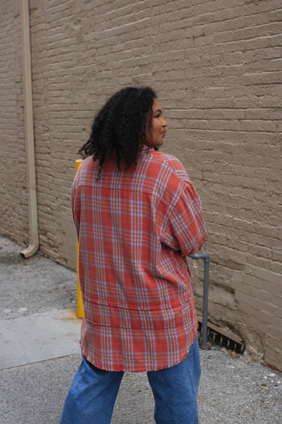 Taylor Vintage Washed Long Flannel