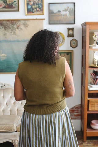 Kay Ribbed Knit Sweater Vest
