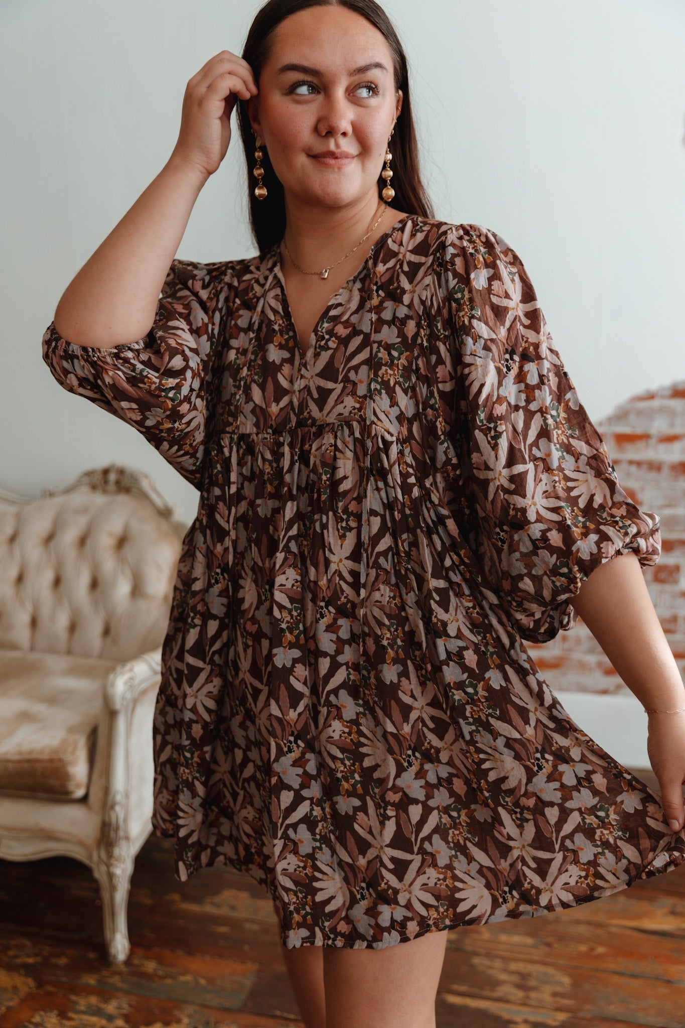Leila Floral Dress