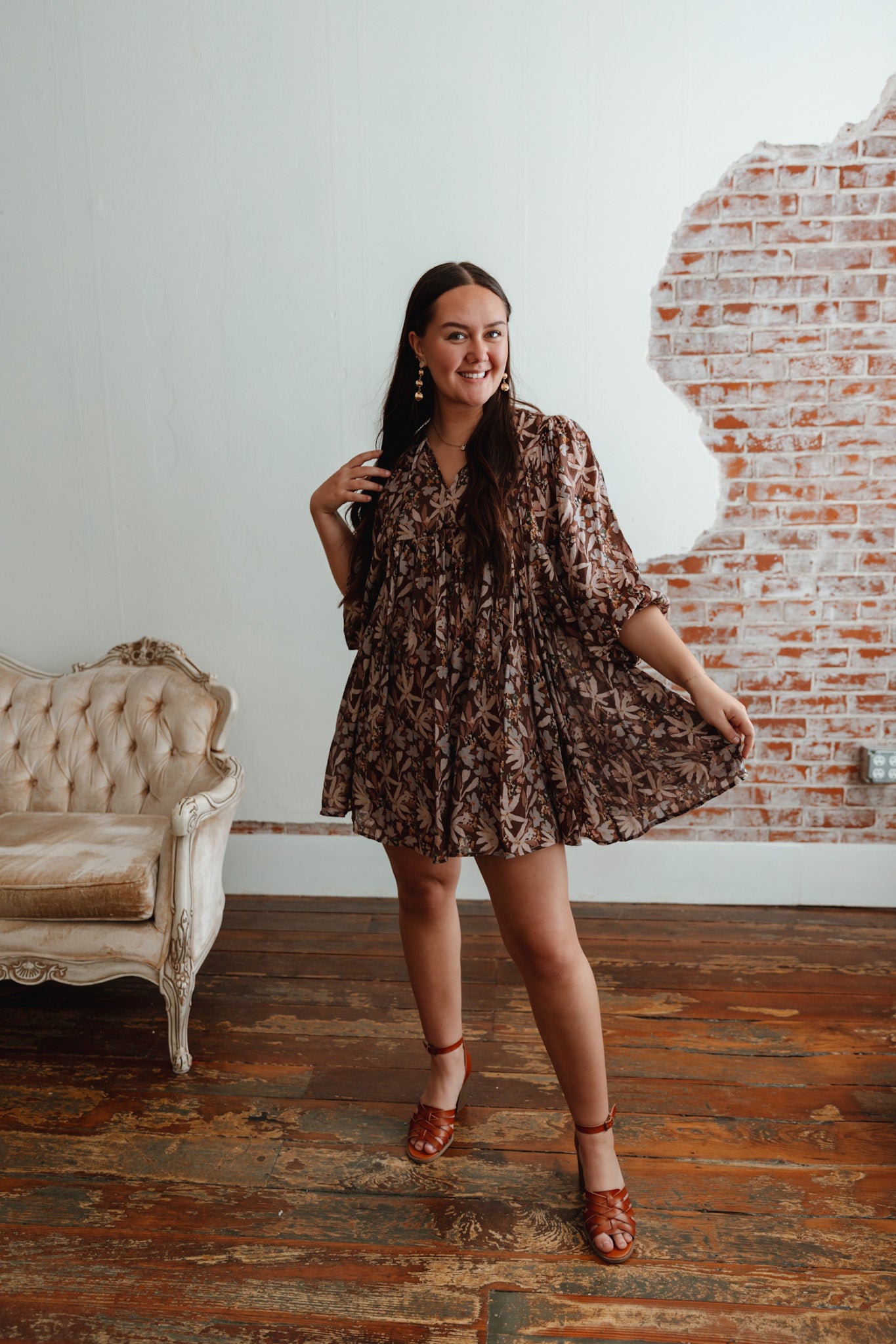 Leila Floral Dress