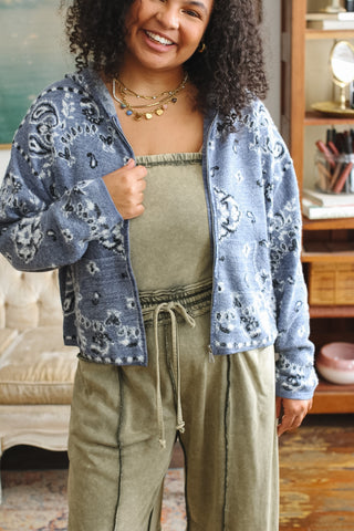 Brodie Bandana Zip Up Jacket