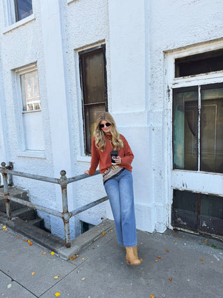 Bennett Drawstring Wide Leg Jeans