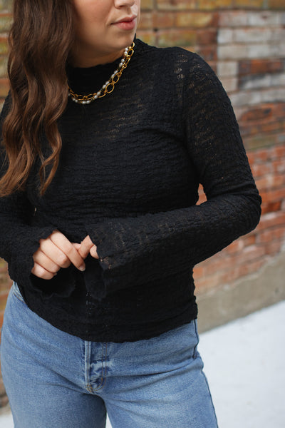 Julia Lace Fitted Top