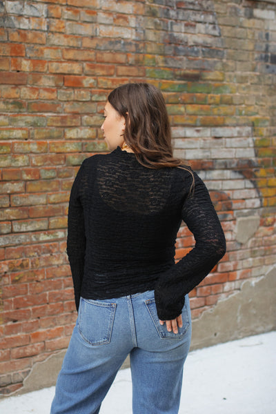 Julia Lace Fitted Top