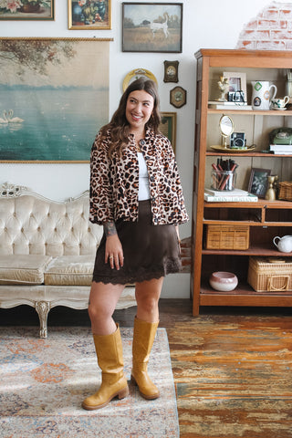 Taylor Leopard Swing Jacket