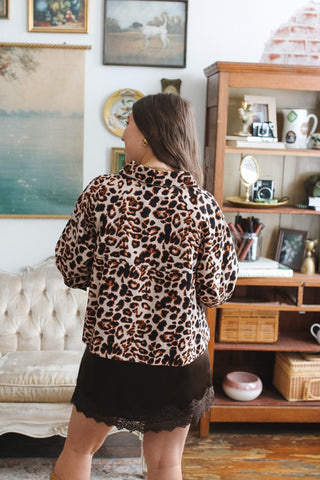 Taylor Leopard Swing Jacket