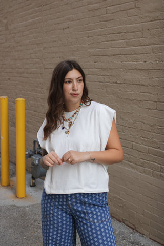 Lyns Everyday Cap Sleeve Tee