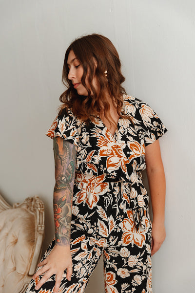 Thankfully Floral Jumpsuit