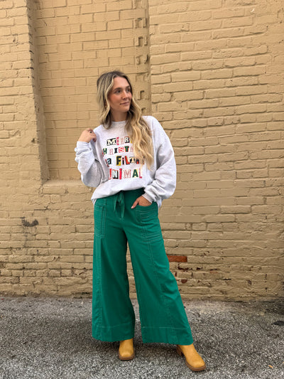 Colette Wide Leg Stitch Pants