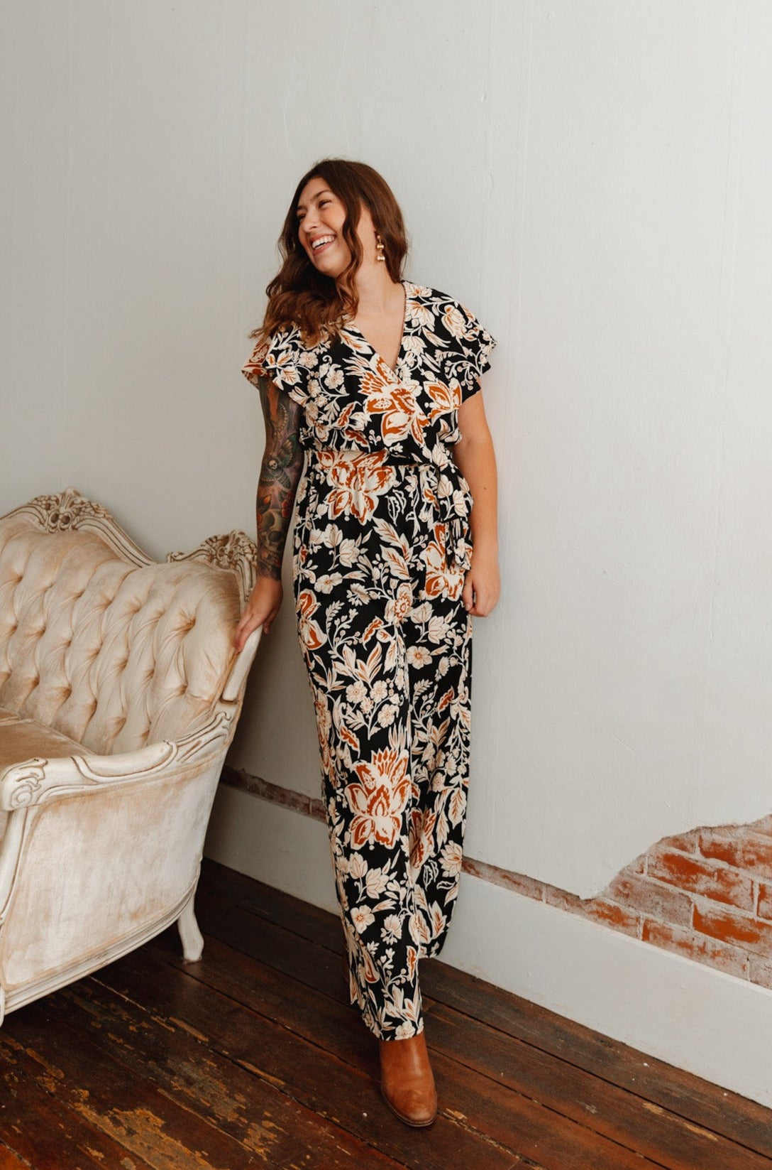 Thankfully Floral Jumpsuit