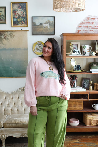 Albany Fish Roll Neck Sweater