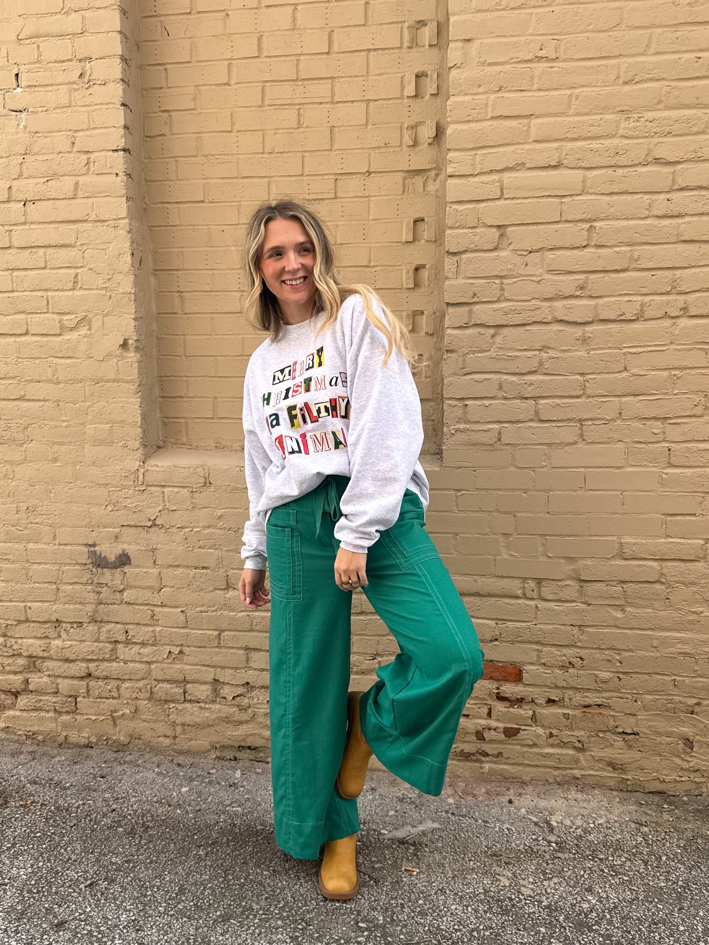 Merry Christmas Ya Filthy Animal Crewneck
