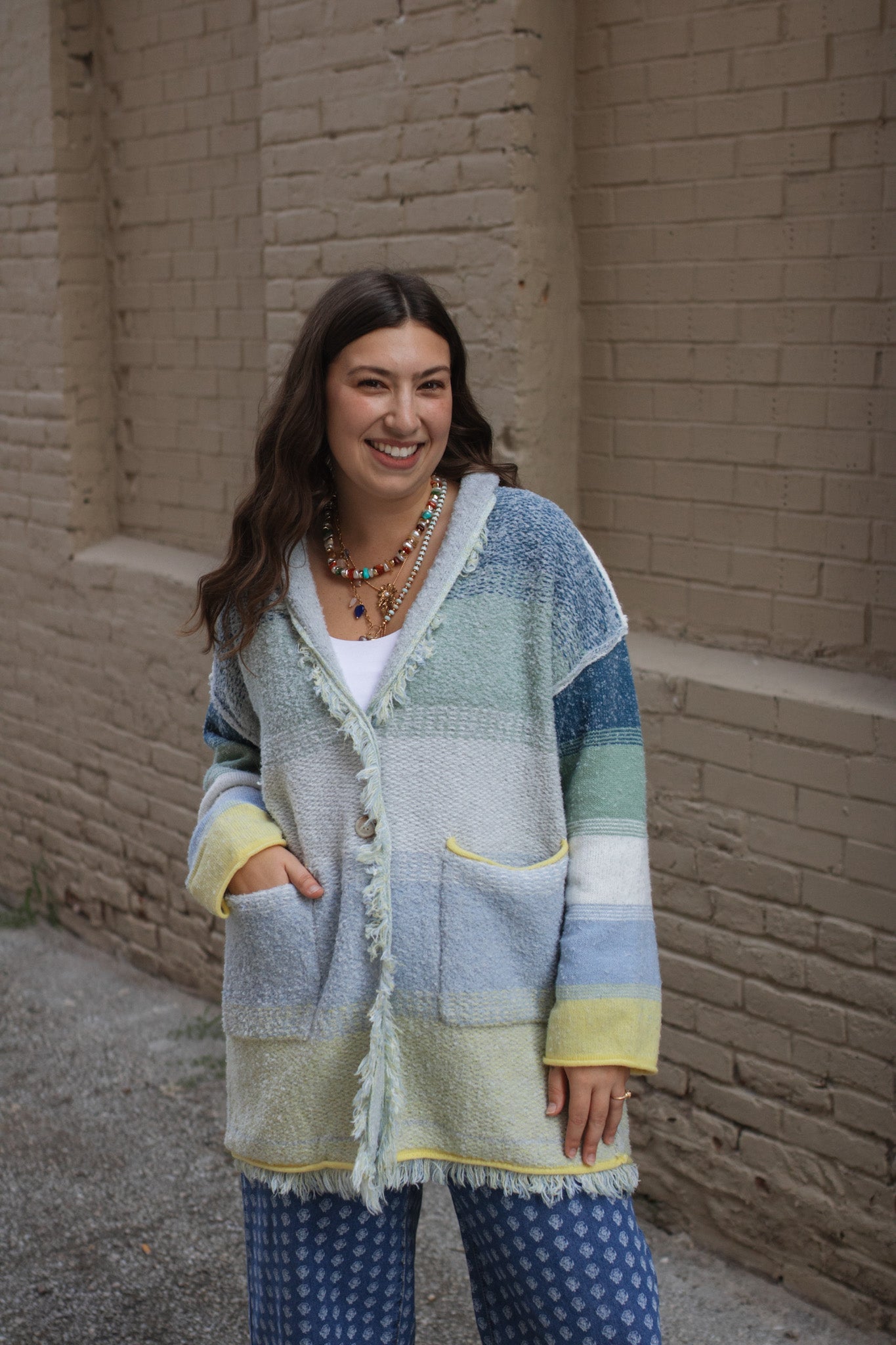 Mary Chunky Knit Tunic Cardigan