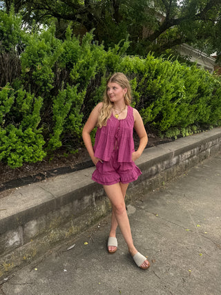 Blaire Ruffle Bloomer Set