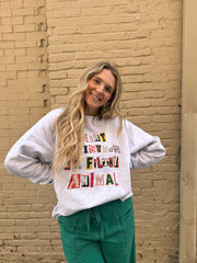 Merry Christmas Ya Filthy Animal Crewneck
