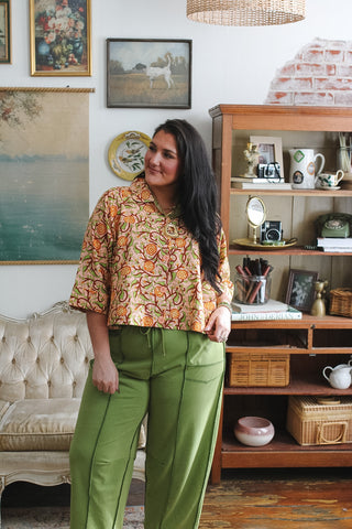 Merritt Peach Rose Swing Jacket