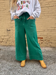 Colette Wide Leg Stitch Pants