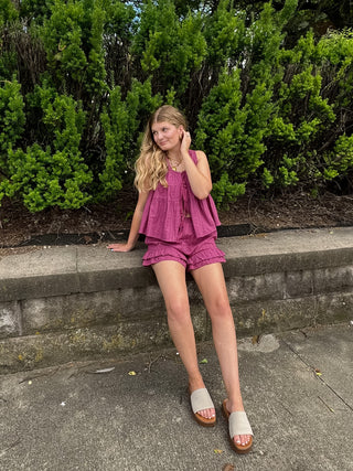 Blaire Ruffle Bloomer Set