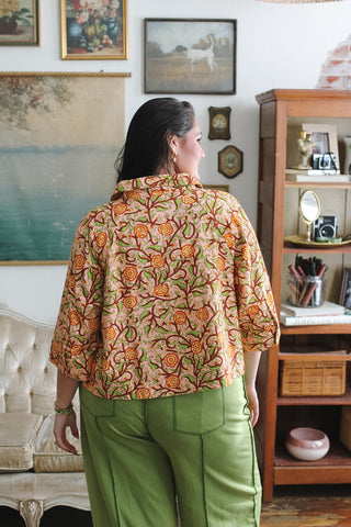 Merritt Peach Rose Swing Jacket