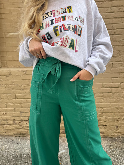 Colette Wide Leg Stitch Pants