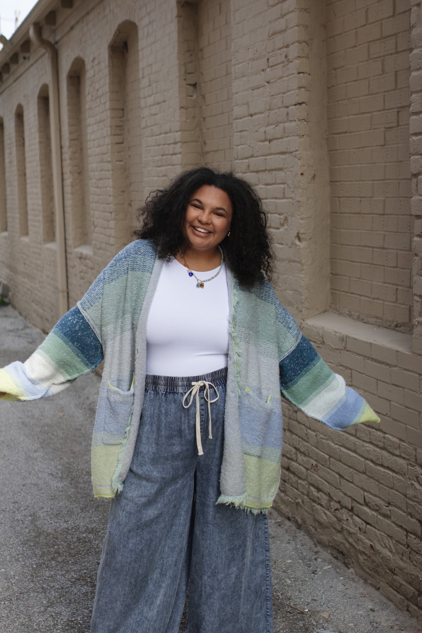Mary Chunky Knit Tunic Cardigan