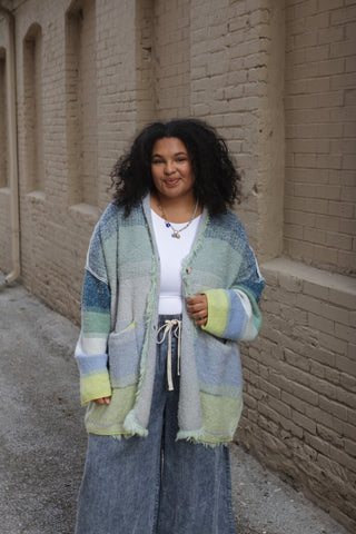 Mary Chunky Knit Tunic Cardigan